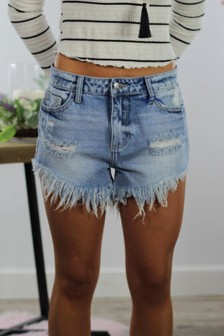 Pippa Distressed Shorts