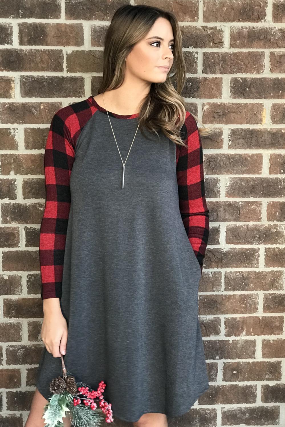 Plaid Touch Dress (More Colors)