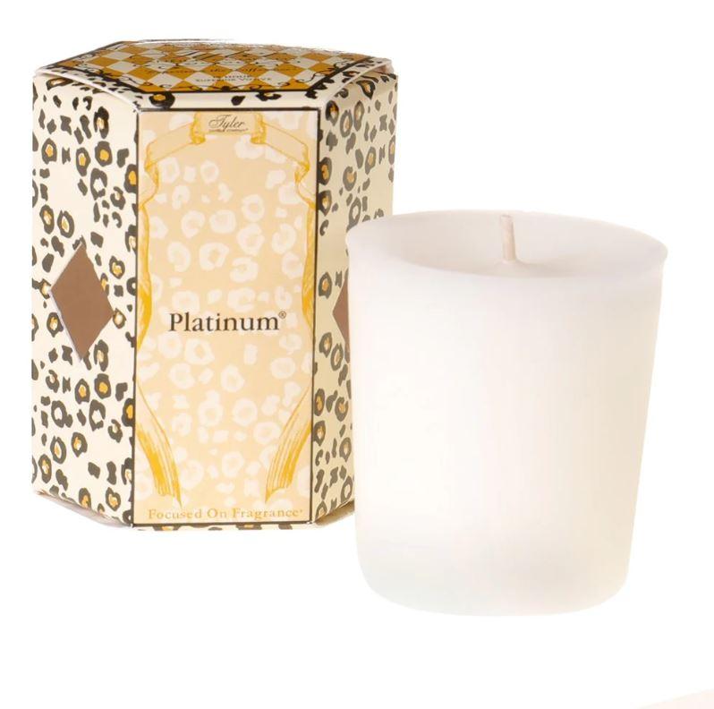 Platinum Votive Candle