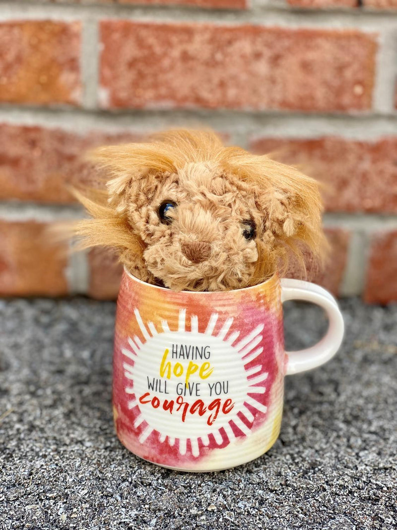 Plush Lion With Mug Set