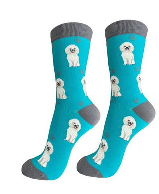 Poodle White Socks