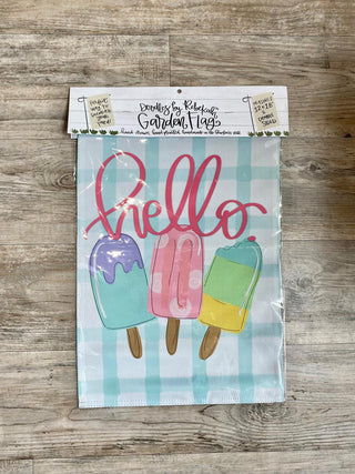 Popsicle Garden Flag