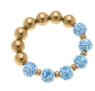 Porcelain & Ball Bracelet