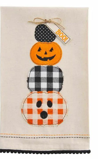Pumpkin Stack Halloween Towel
