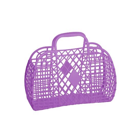 Purple Small Retro Basket