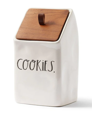 Rae Dunn Wood Cookie Canister