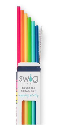 Swig Life Straw Set with Silicone Flexi-Tips