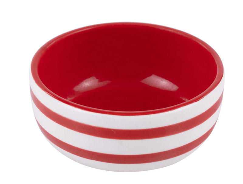 Red/White Dip Bowl