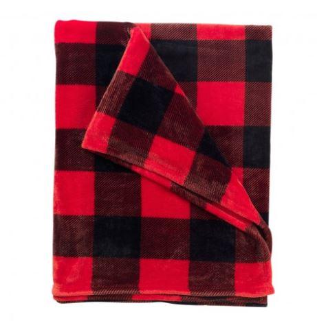 Red Buffalo Chec Throw Blanket