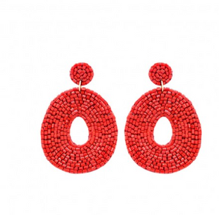 Red Caroline Earring