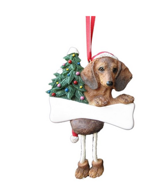 Red Dachshund Ornament