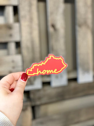 Red KY Outline Sticker