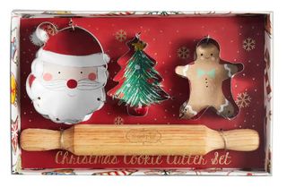 Red Xmas Cookie Cutter Set