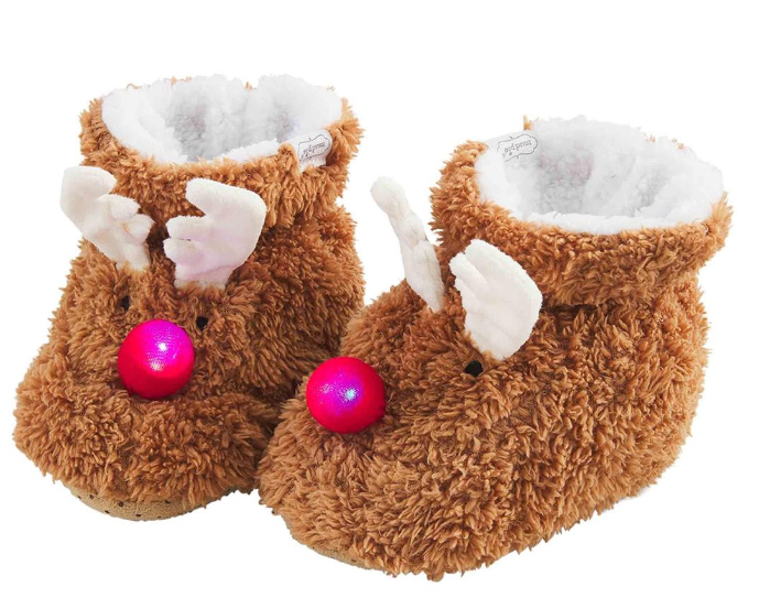 Reindeer Light Up Slippers