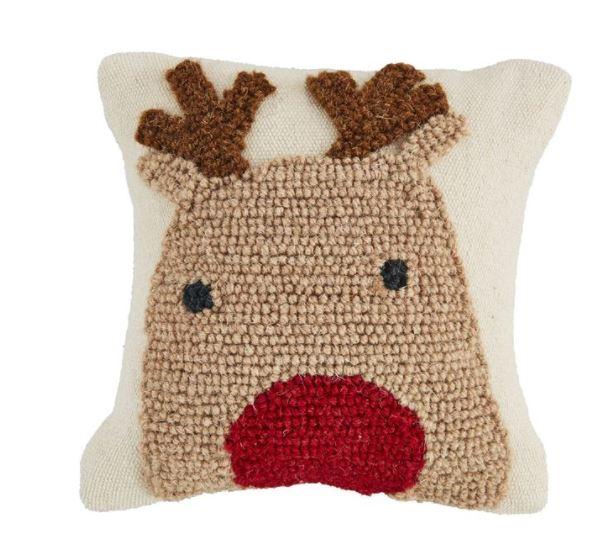 Reindeer Mini Xmas Pillow