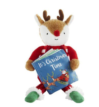 Reindeer Plush With Book