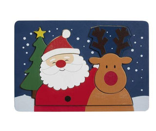 Reindeer and  Santa Puzzle