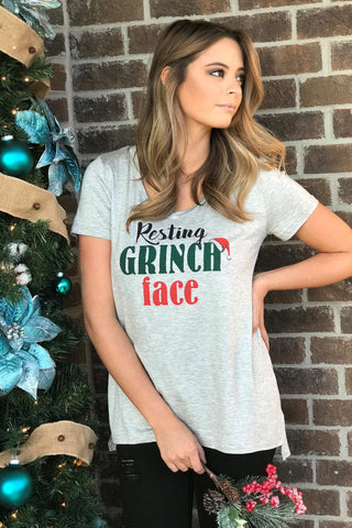 Resting Grinch Face Tee