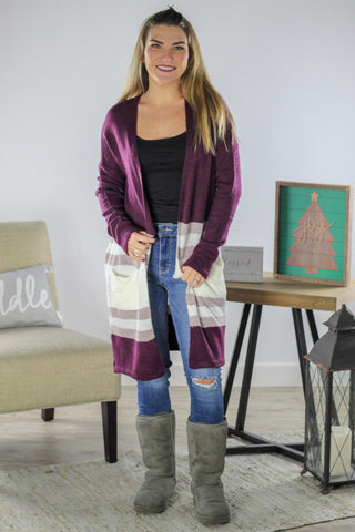 Restless Night Stripe Cardi (More Colors)