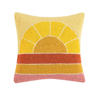 Retro Rainbow Hook Pillow