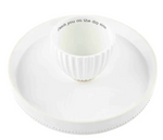 Reversible Pedestal Chip & Dip