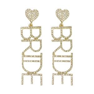 Rhinestone Bride Earrings
