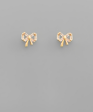 Ribbon Studs Gold