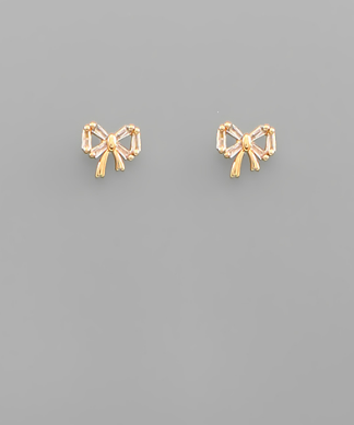 Ribbon Studs Gold