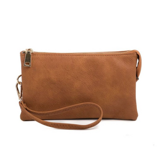Riley Crossbody/Wristlet Brown