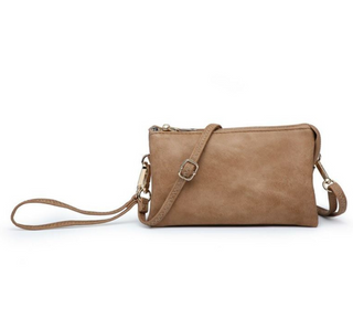 Riley Crossbody/Wristlet Mocha