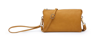 Riley Crossbody/Wristlet Mustard