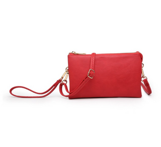 Riley Wristlet Crossbody Red
