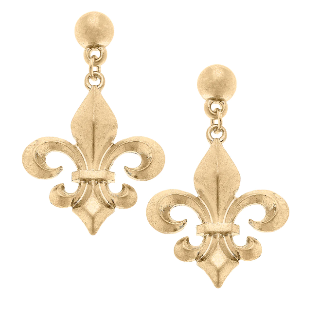 Robin FleurDeLis Drop Earring