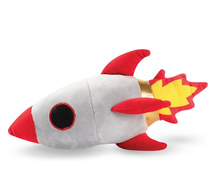 Doorbuster Rocket Ship Dog Toy