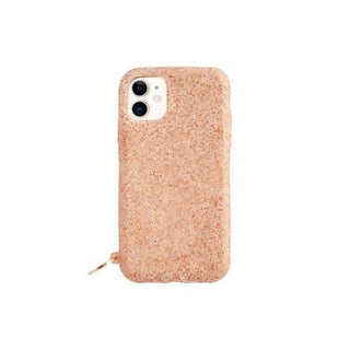 Rose Gold Confetti iPhone Case