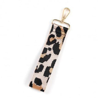 Rose Leopard Wristlet Strap