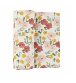 Rosette Floral Swaddle