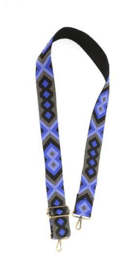Royal Geo Embroidered Purse Strap