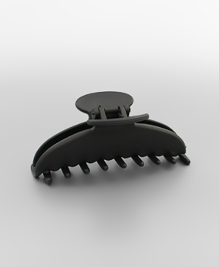 Rubber Hair Clip Black