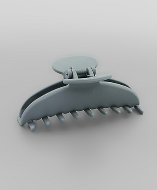 Rubber Hair Clip Dusty Blue