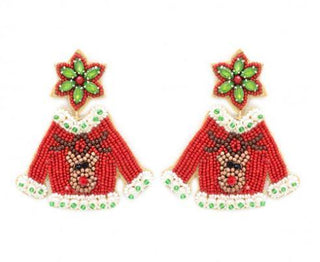 Rudolph Sweater Earring