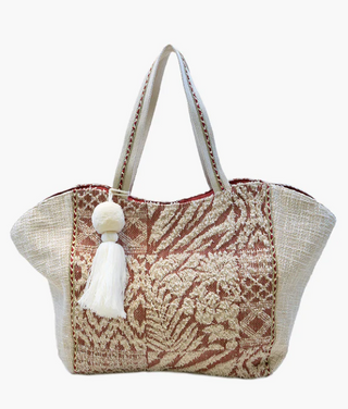 Rust Woven Tote