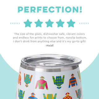 Jockey Silks Stemless Wine Cup
