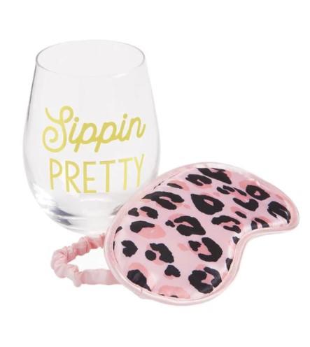 SIP AND SNOOZE GIFT SET PINK