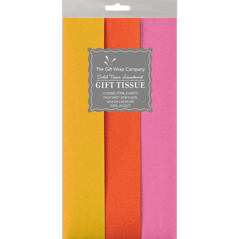 SUNSET SOLID GIFT TISSUE