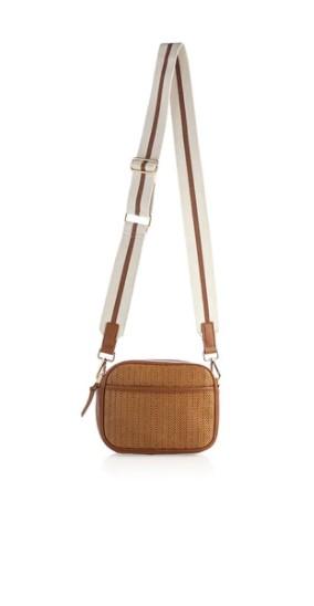 Saddle Talia Woven Crossbody