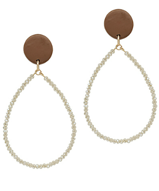 Sadie Earrings Brown