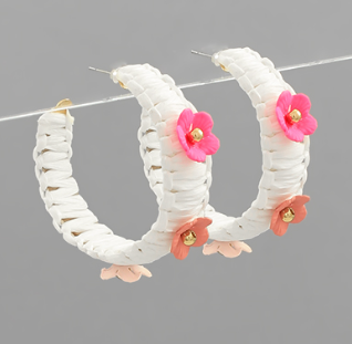 Sadie Hoop Earrings Multi
