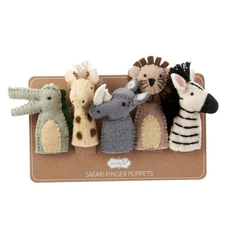 Safari Finger Puppet Set