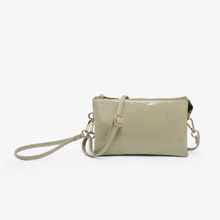 Sage Holographic Wristlet Crossbody